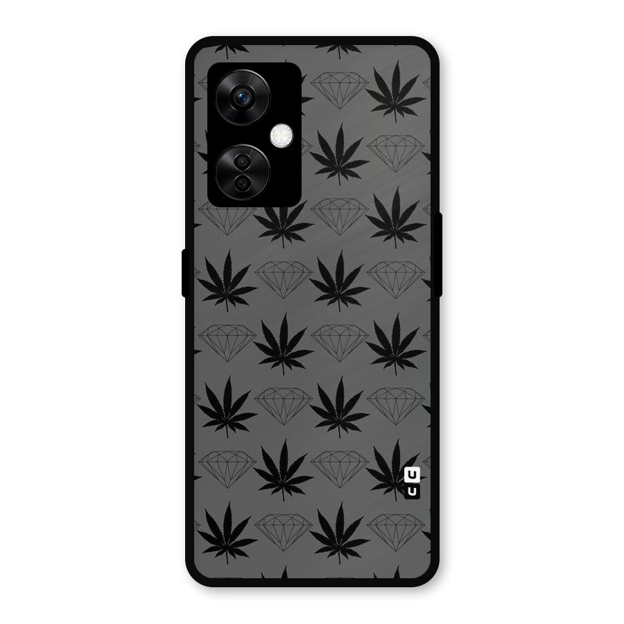 Grass Diamond Metal Back Case for OnePlus Nord CE 3 Lite