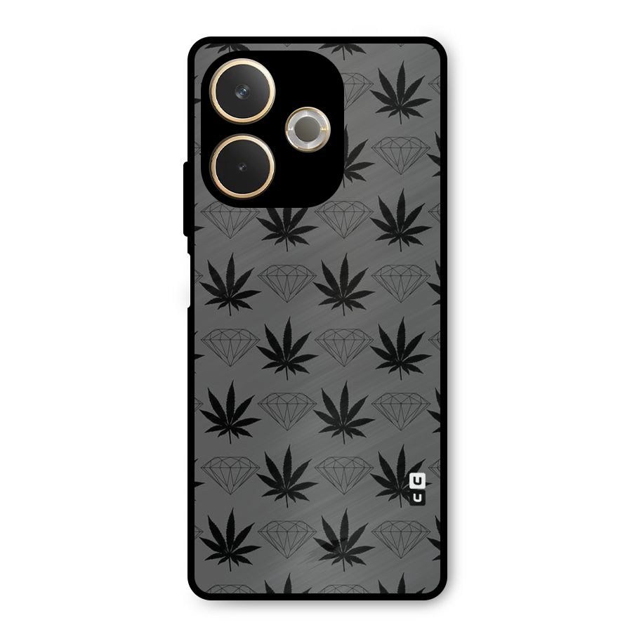 Grass Diamond Metal Back Case for Oppo A5 Pro