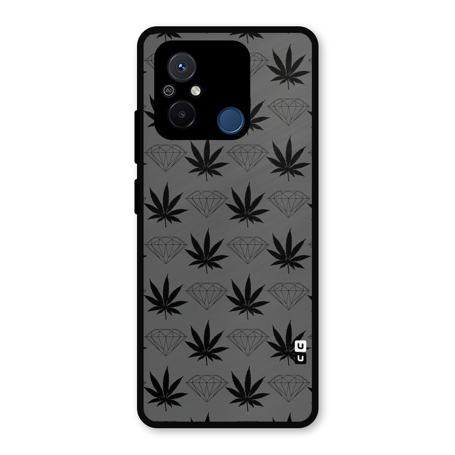 Grass Diamond Metal Back Case for Poco C55