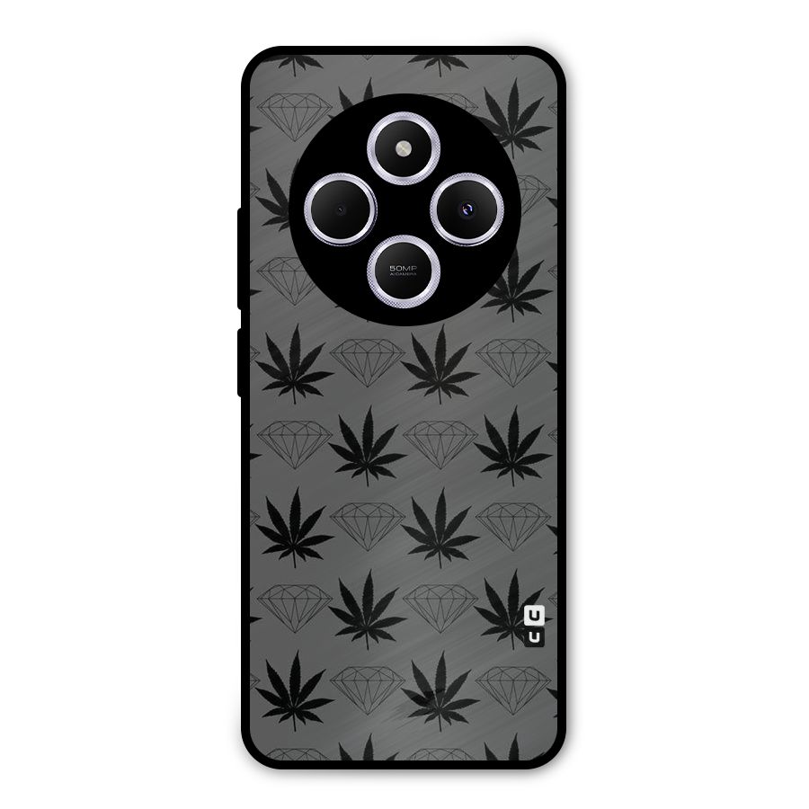 Grass Diamond Metal Back Case for Poco M7