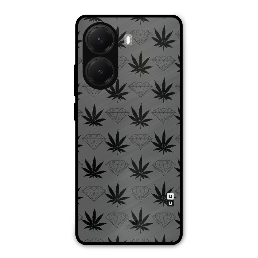 Grass Diamond Metal Back Case for Poco X7 Pro