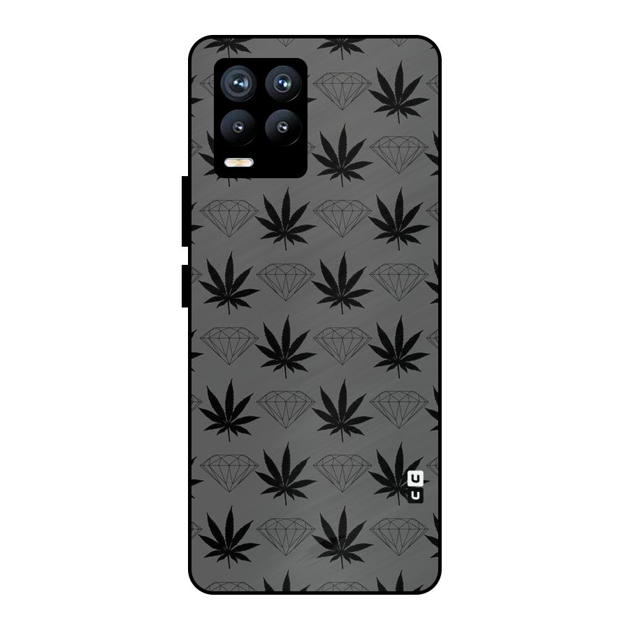 Grass Diamond Metal Back Case for Realme 8 Pro