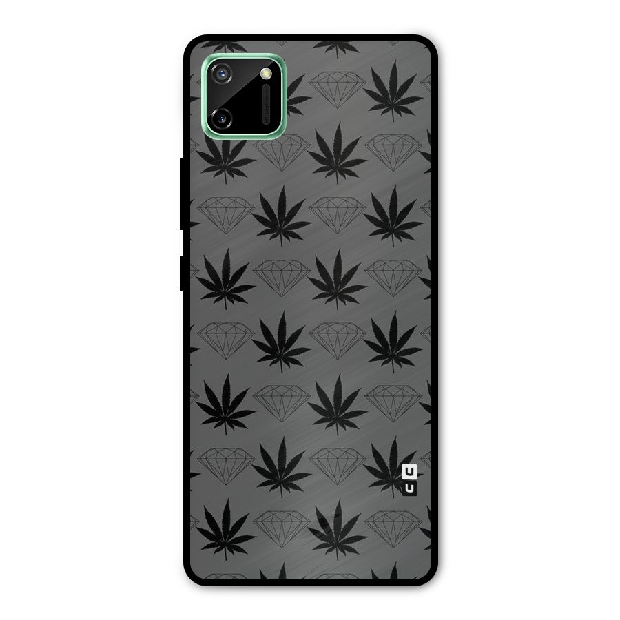 Grass Diamond Metal Back Case for Realme C11