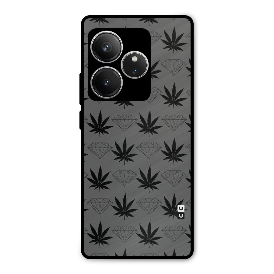 Grass Diamond Metal Back Case for Realme GT 6