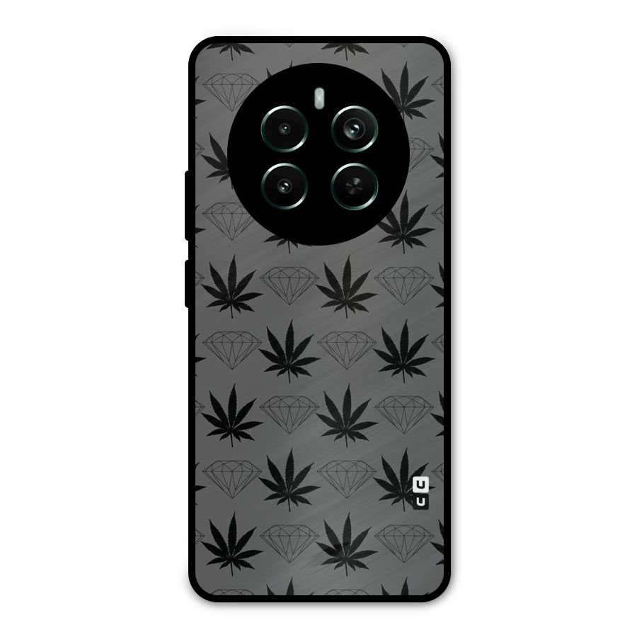 Grass Diamond Metal Back Case for Realme Narzo 70 Pro