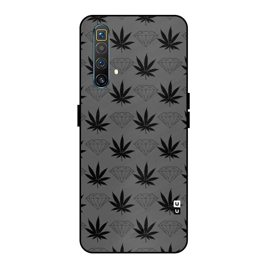 Grass Diamond Metal Back Case for Realme X3