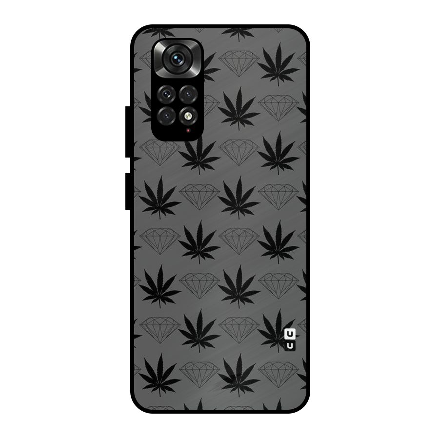 Grass Diamond Metal Back Case for Redmi Note 11 Pro