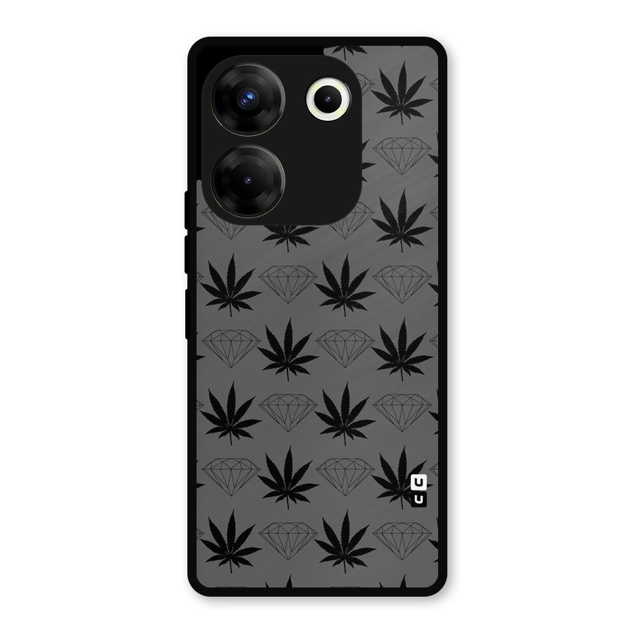 Grass Diamond Metal Back Case for Tecno Camon 20