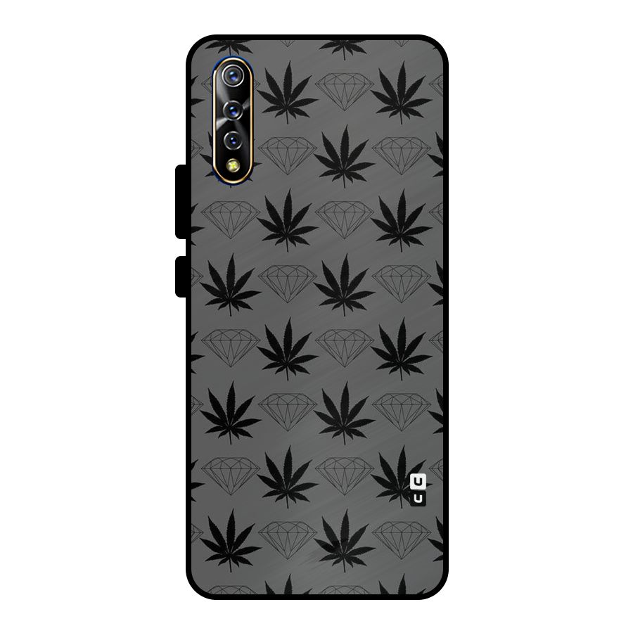 Grass Diamond Metal Back Case for Vivo S1