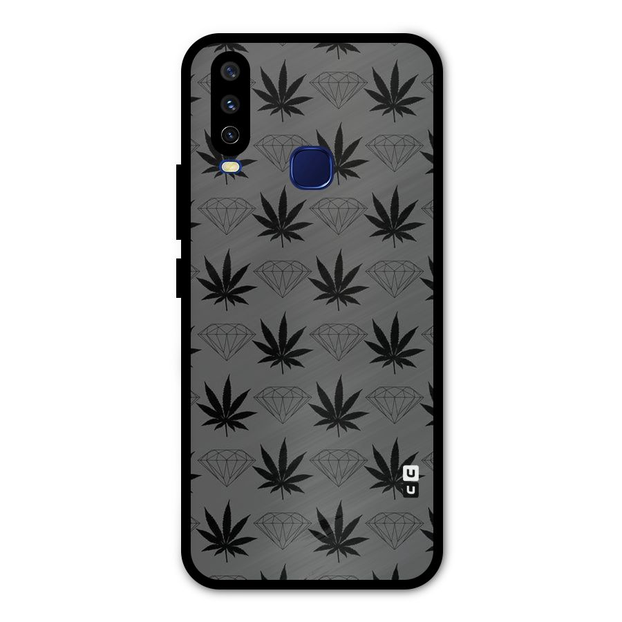 Grass Diamond Metal Back Case for Vivo V17