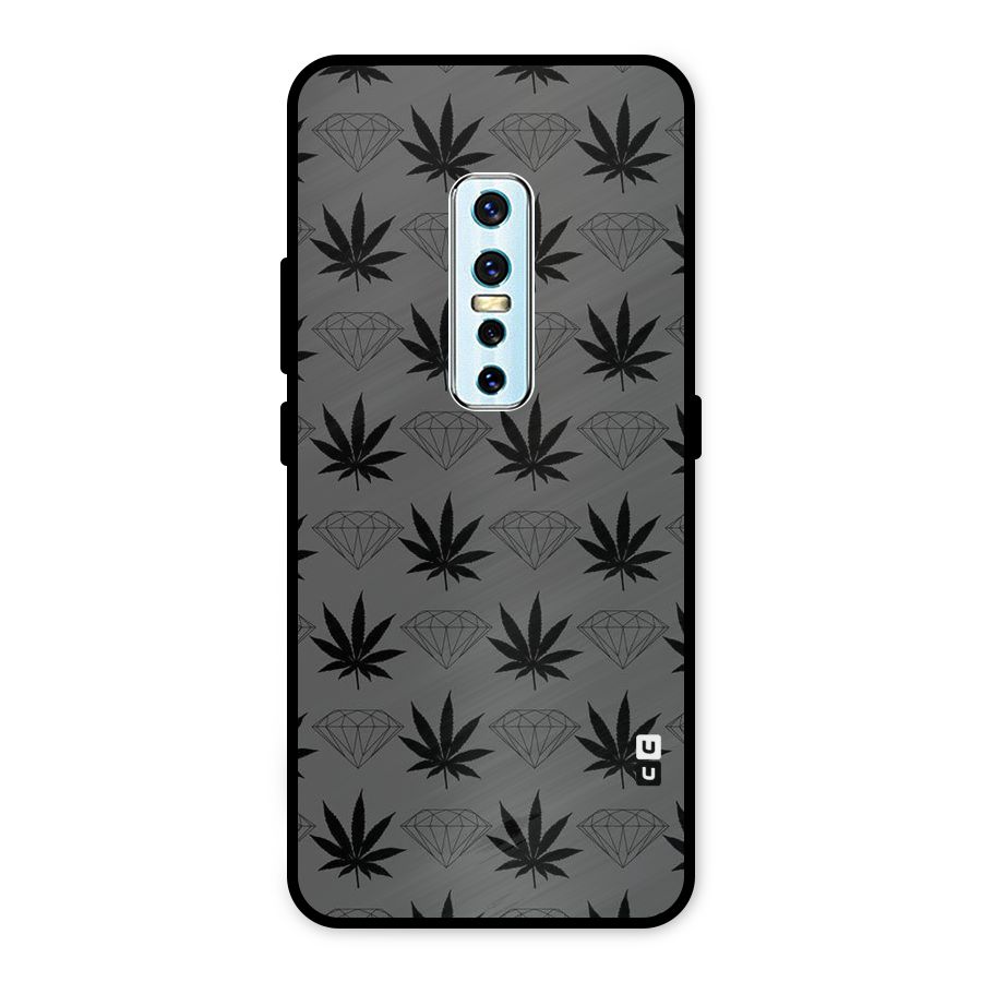 Grass Diamond Metal Back Case for Vivo V17 Pro