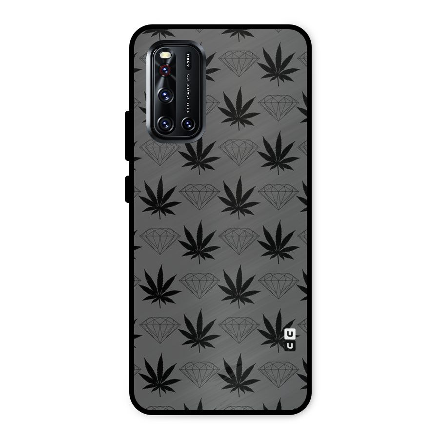 Grass Diamond Metal Back Case for Vivo V19