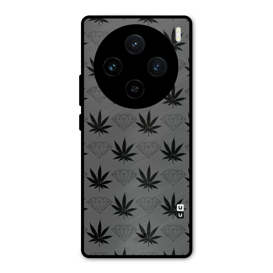 Grass Diamond Metal Back Case for Vivo X100