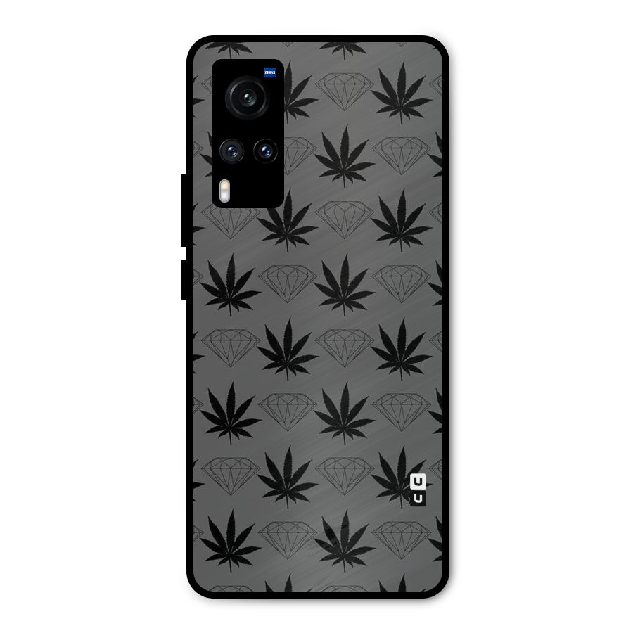 Grass Diamond Metal Back Case for Vivo X60