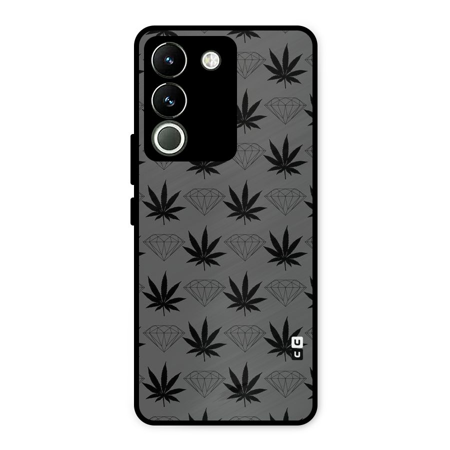Grass Diamond Metal Back Case for Vivo Y200