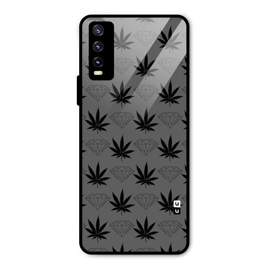 Grass Diamond Metal Back Case for Vivo Y20g