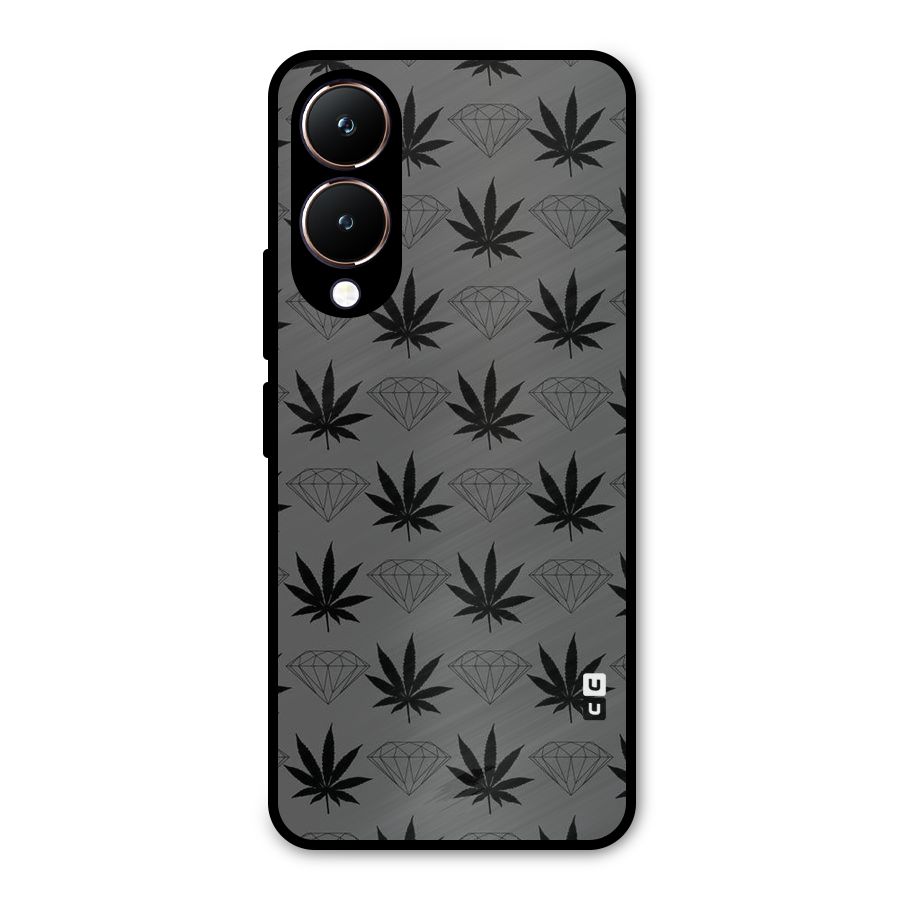 Grass Diamond Metal Back Case for Vivo Y28