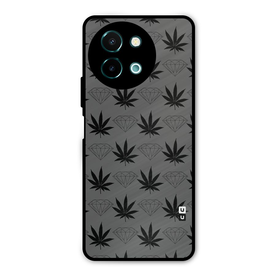 Grass Diamond Metal Back Case for Vivo Y58