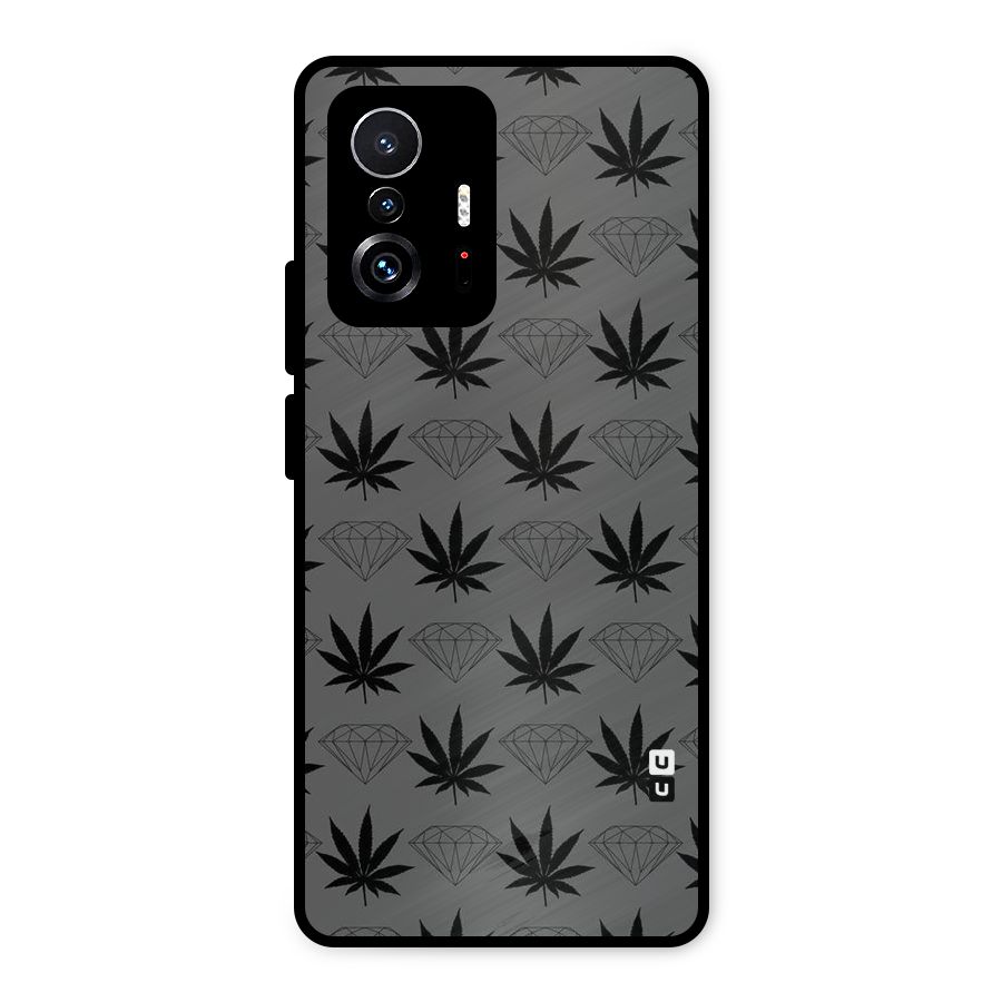 Grass Diamond Metal Back Case for Xiaomi 11T Pro