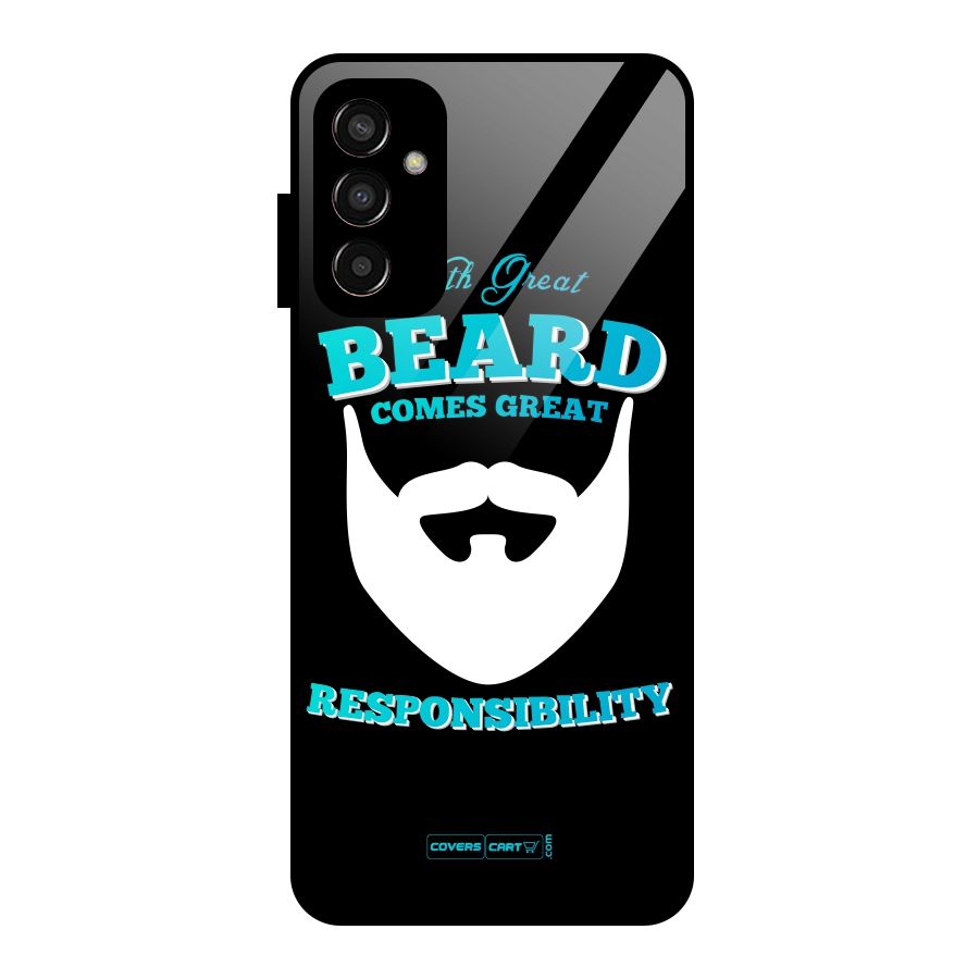 Great Beard Glass Back Case for Galaxy F13