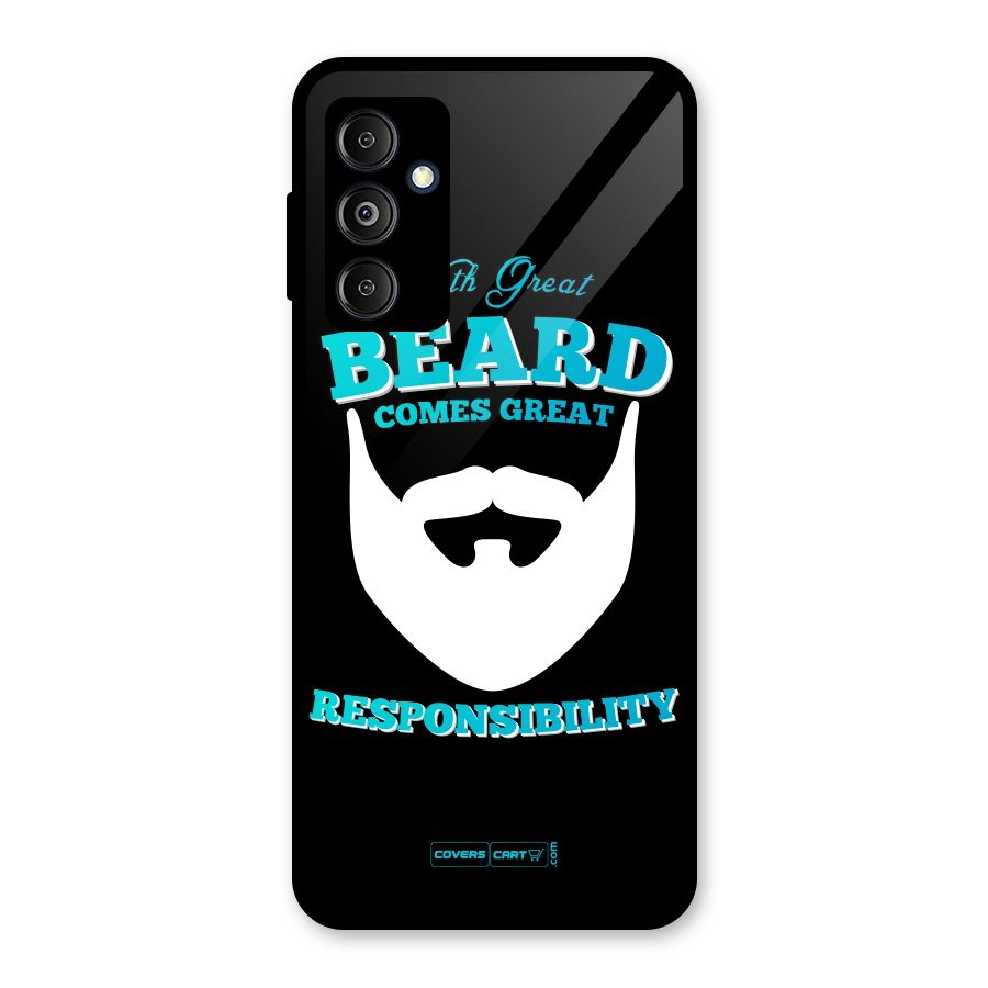 Great Beard Glass Back Case for Galaxy M14 5G