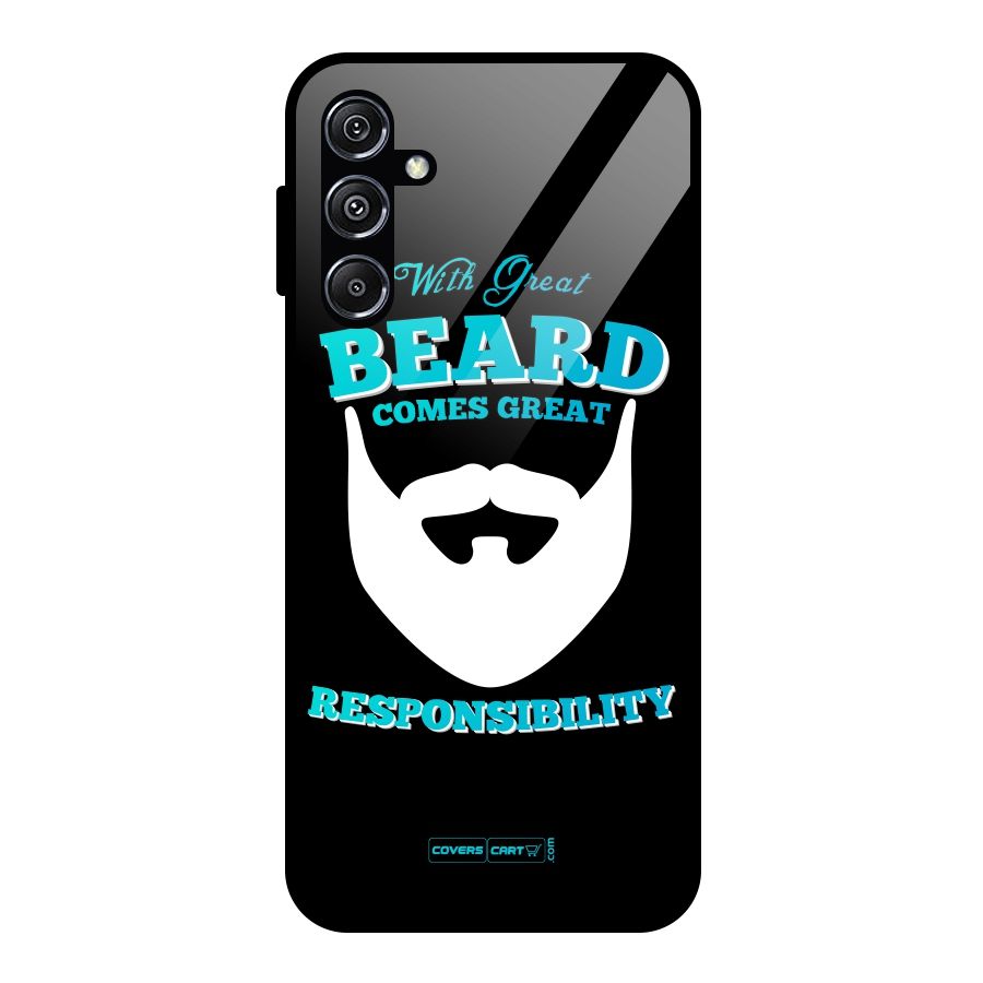 Great Beard Glass Back Case for Galaxy M34 5G
