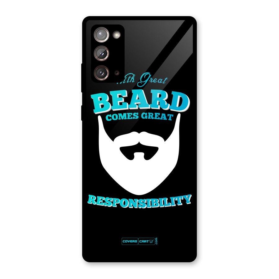 Great Beard Glass Back Case for Galaxy Note 20