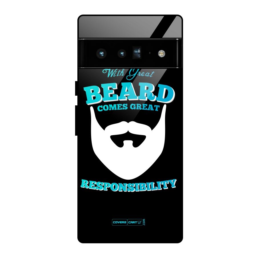 Great Beard Glass Back Case for Google Pixel 6 Pro