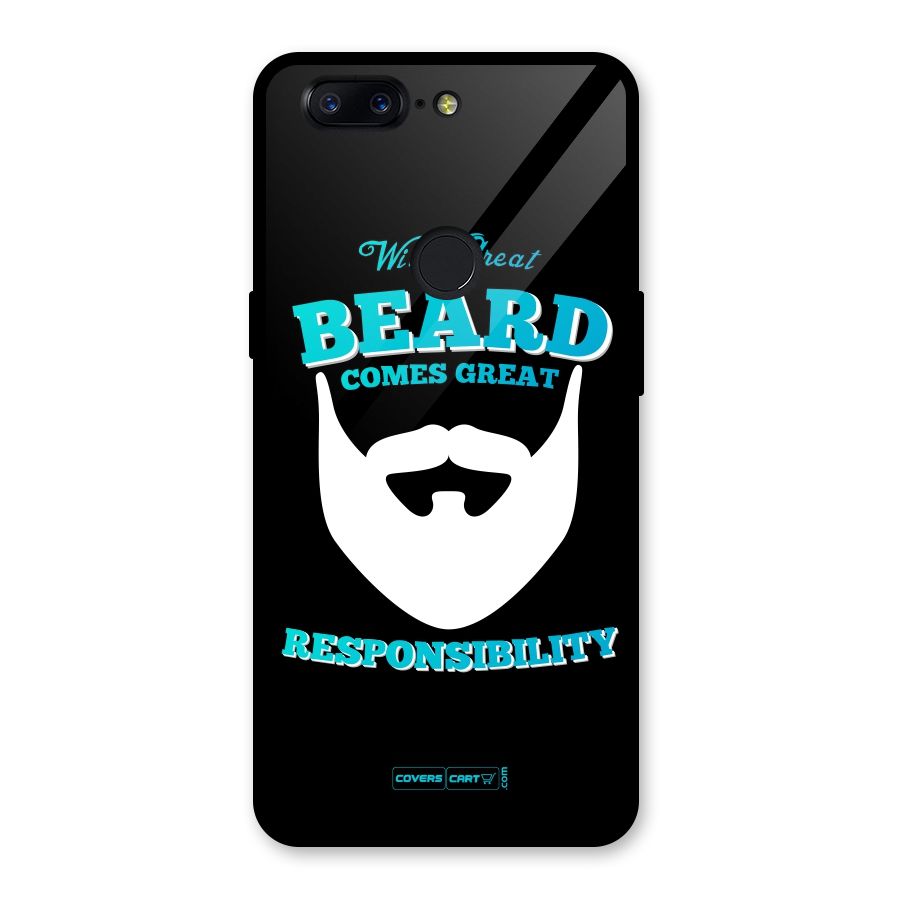 Great Beard Glass Back Case for OnePlus 5T