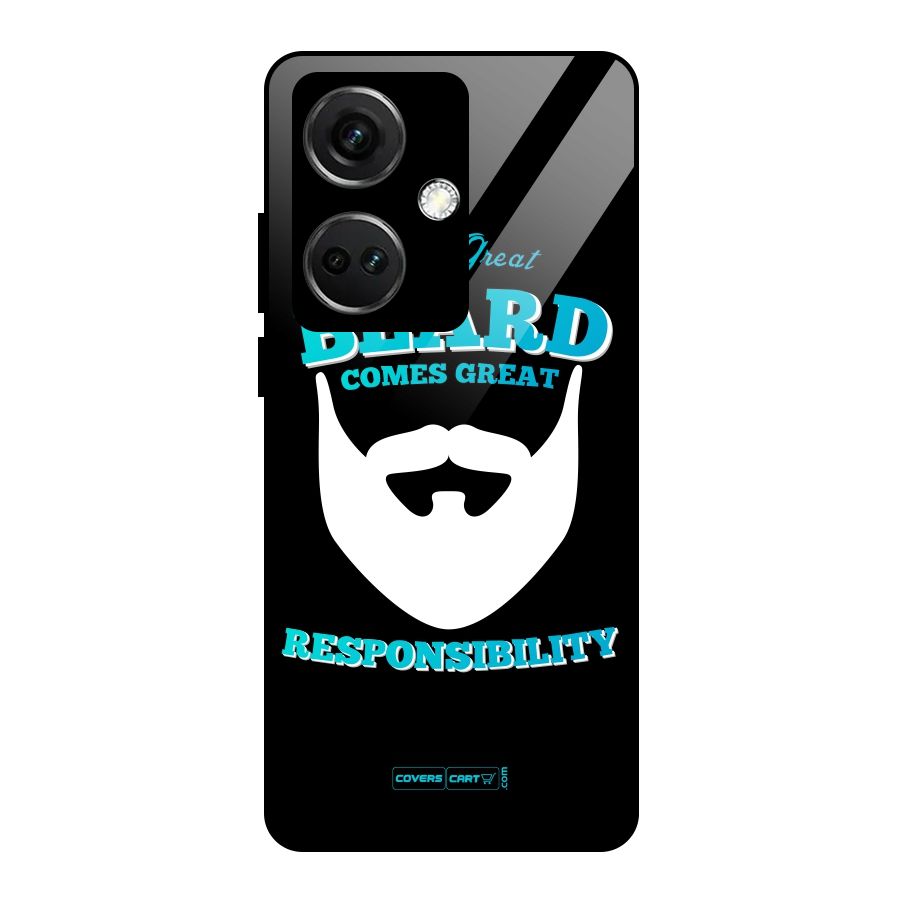 Great Beard Glass Back Case for OnePlus Nord CE 3 5G