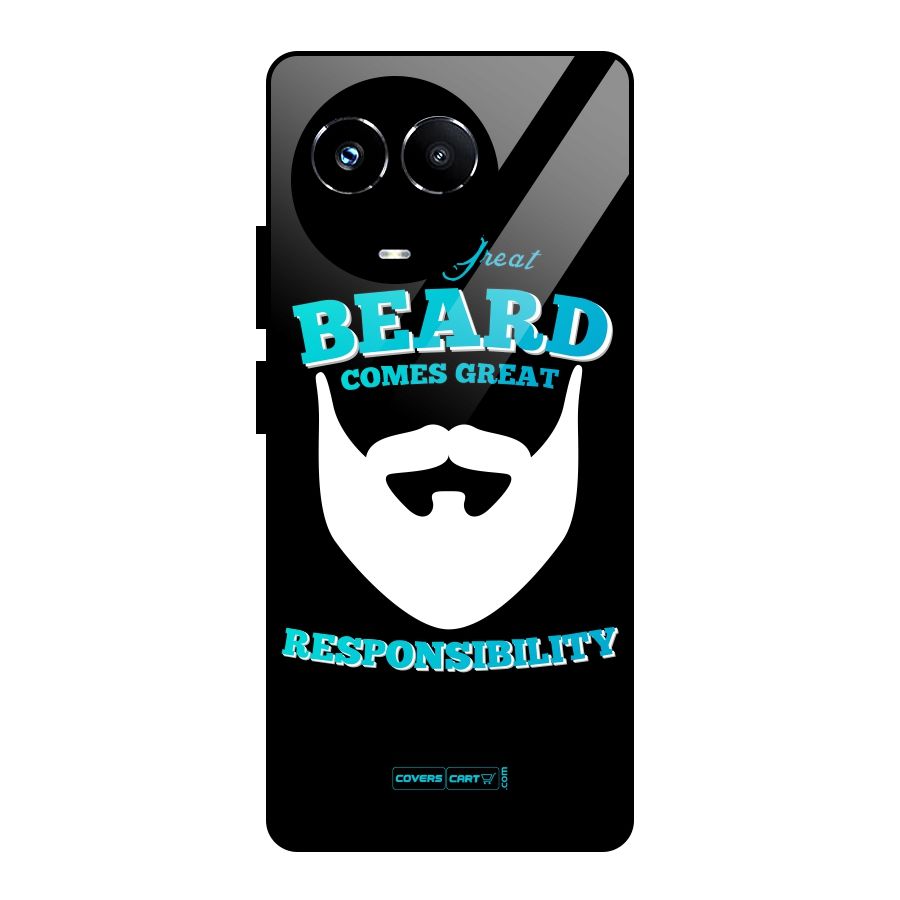 Great Beard Glass Back Case for Realme 11X