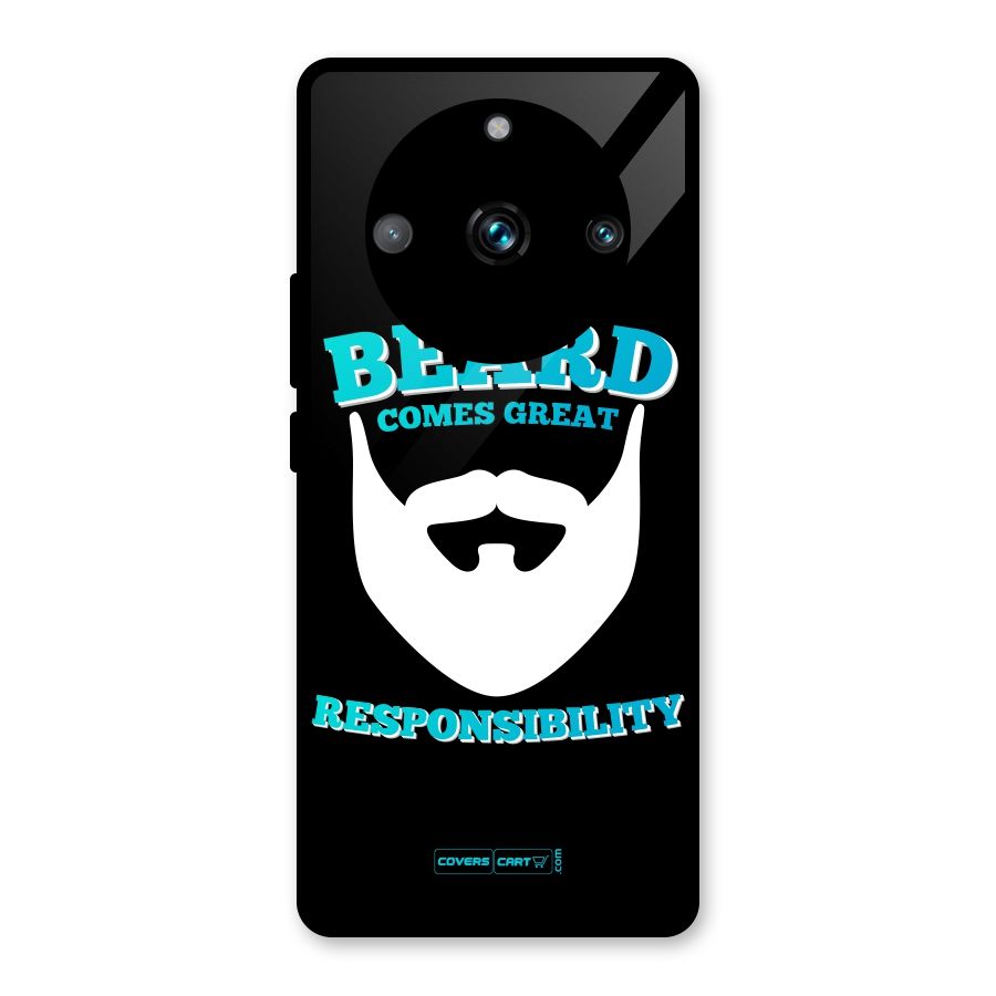 Great Beard Glass Back Case for Realme 11 Pro Plus