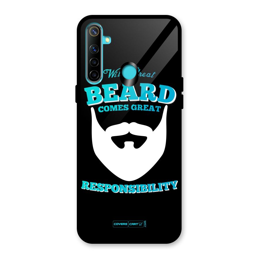 Great Beard Glass Back Case for Realme 5i