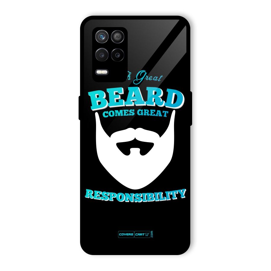 Great Beard Glass Back Case for Realme 8s 5G