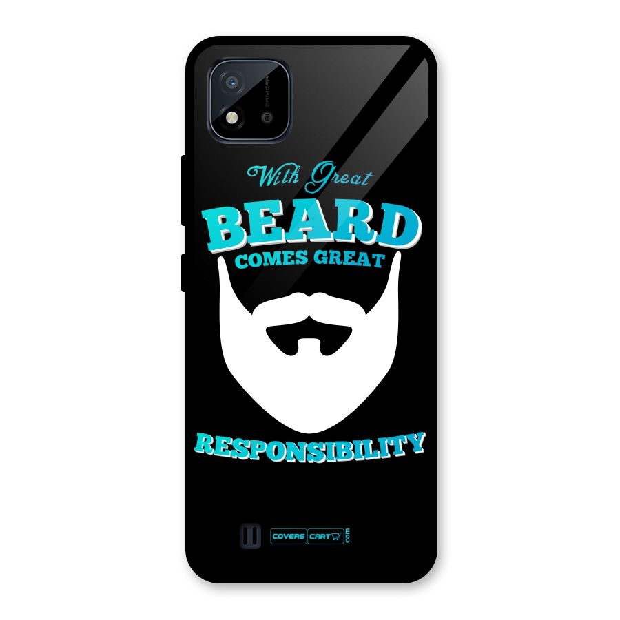 Great Beard Glass Back Case for Realme C11 2021