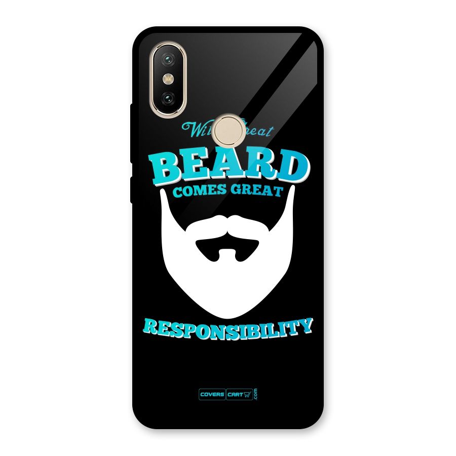 Great Beard Glass Back Case for Redmi A2