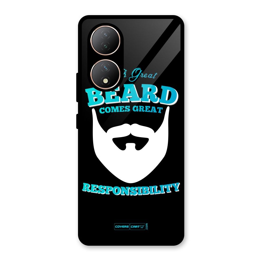 Great Beard Glass Back Case for Vivo Y100A