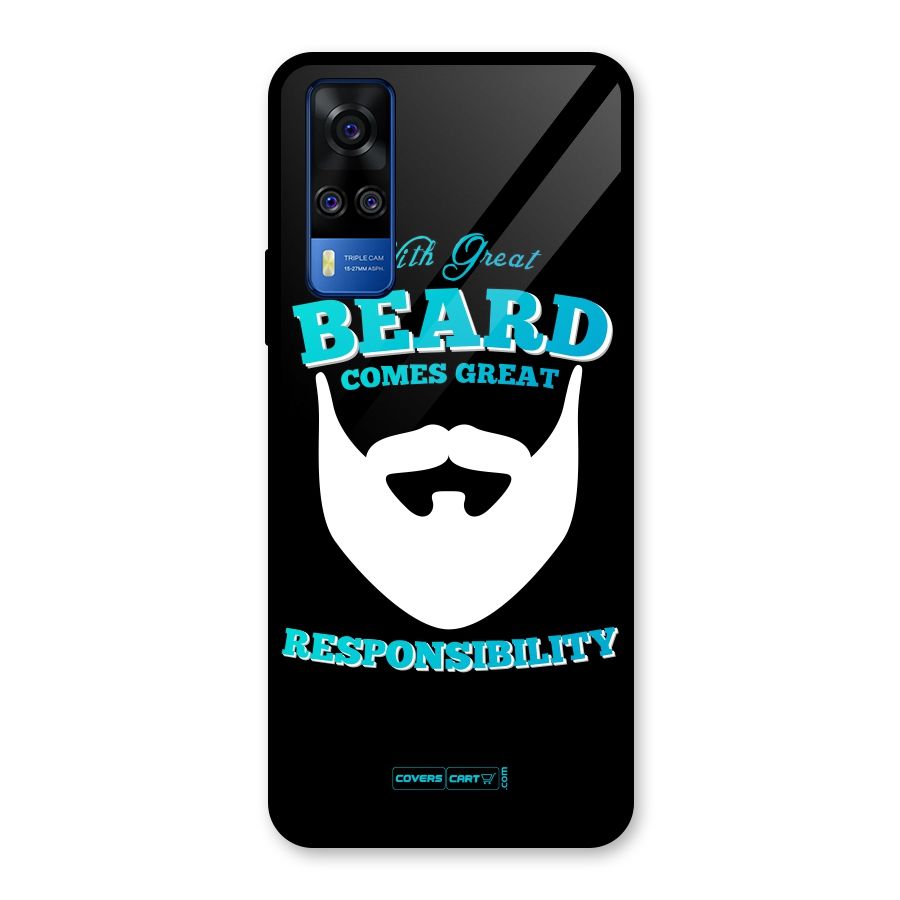 Great Beard Glass Back Case for Vivo Y31