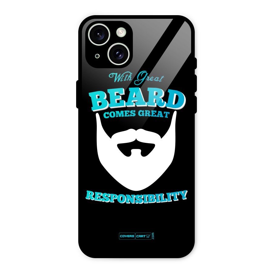 Great Beard Glass Back Case for iPhone 15 Plus