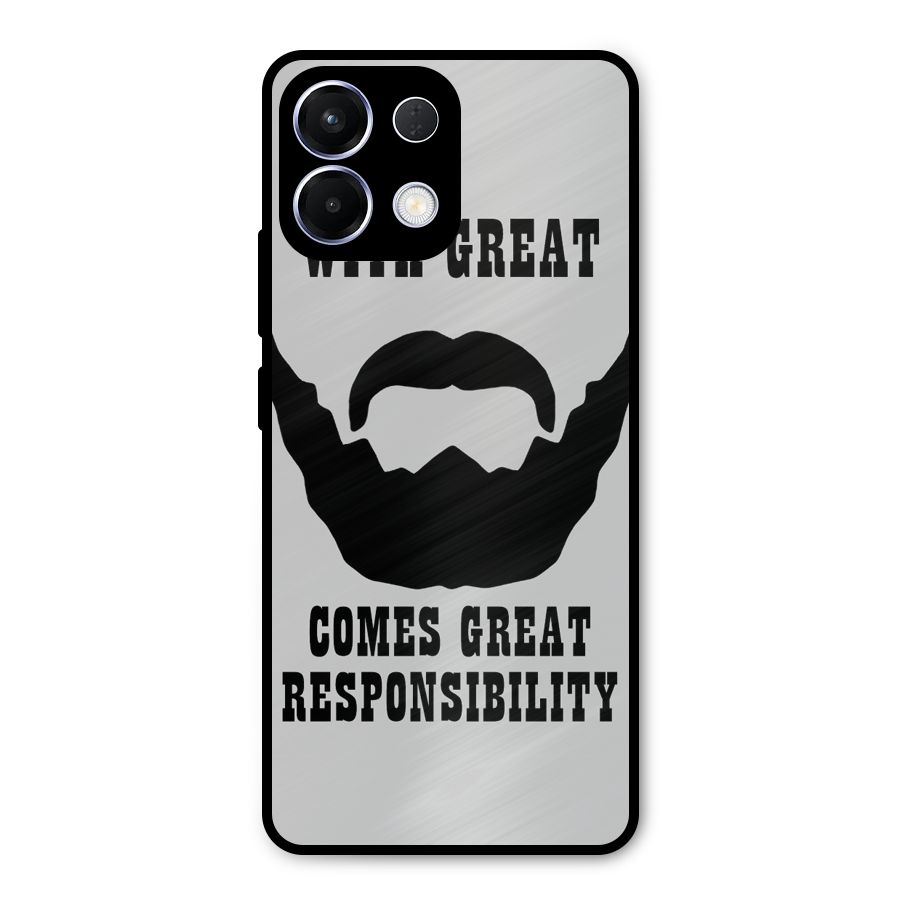 Great Beard Great Responsibility Metal Back Case for Oppo K13