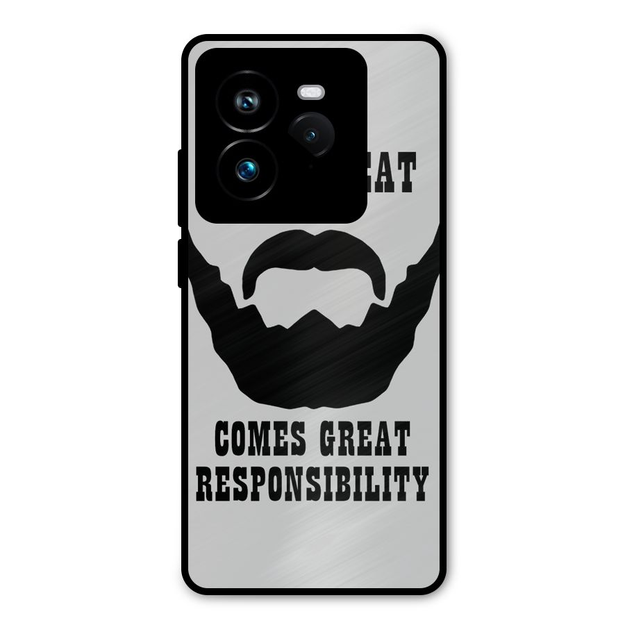 Great Beard Great Responsibility Metal Back Case for Realme GT 7 Pro