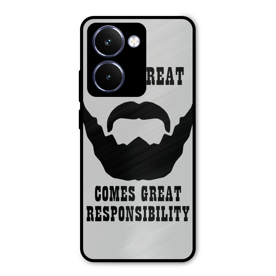 Great Beard Great Responsibility Metal Back Case for Realme P3 Ultra