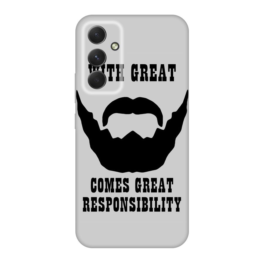 Great Beard Great Responsibility Original Polycarbonate Back Case for Galaxy A54