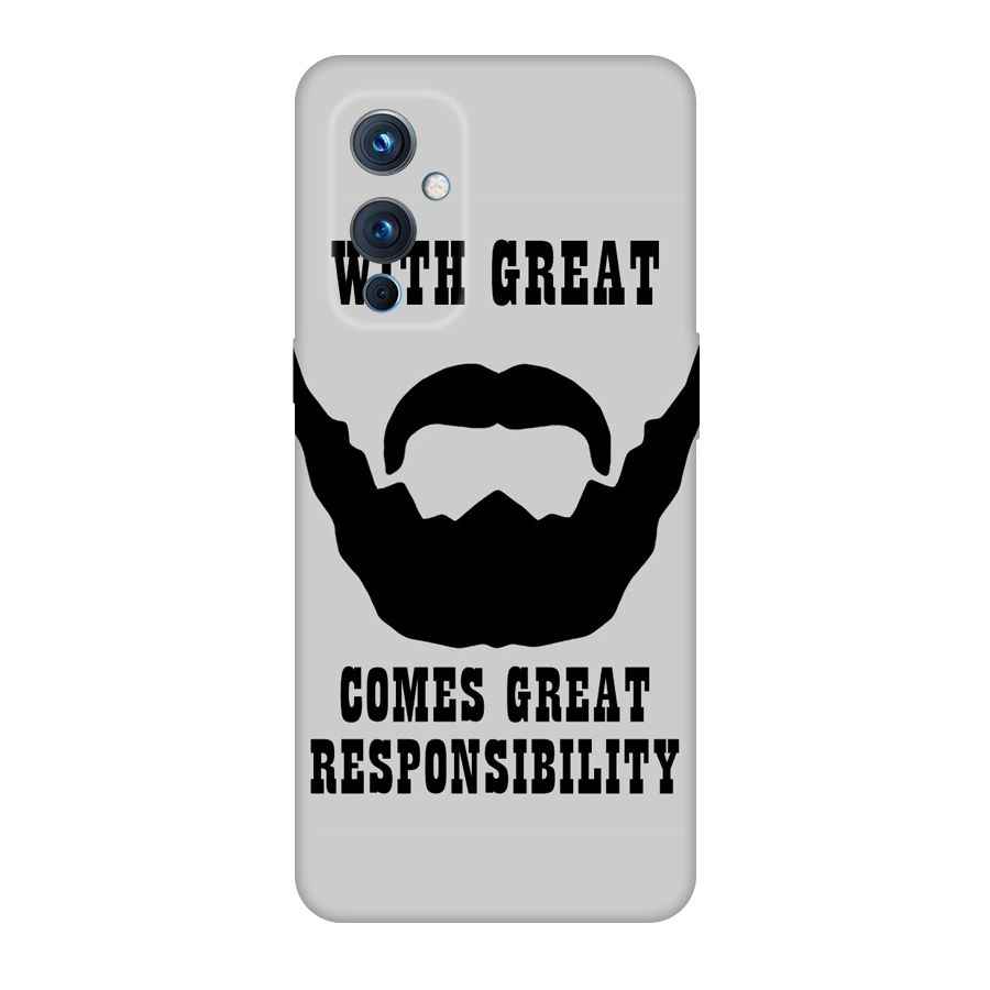 Great Beard Great Responsibility Original Polycarbonate Back Case for OnePlus 9