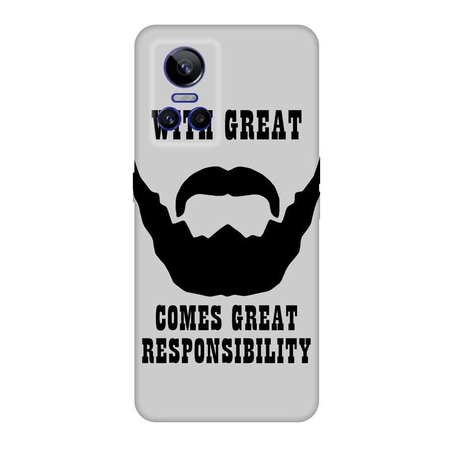 Great Beard Great Responsibility Original Polycarbonate Back Case for Realme GT Neo 3