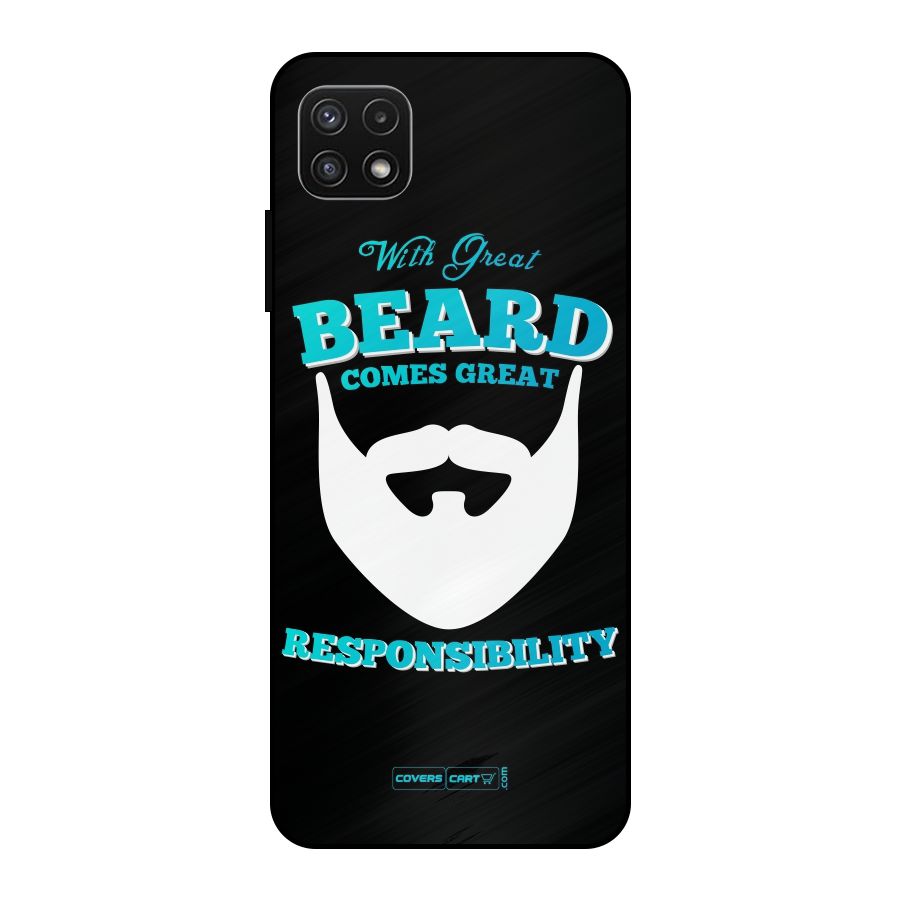 Great Beard Metal Back Case for Galaxy A22 5G
