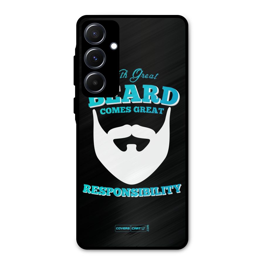 Great Beard Metal Back Case for Galaxy A55