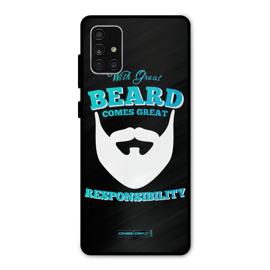 Great Beard Metal Back Case for Galaxy A71