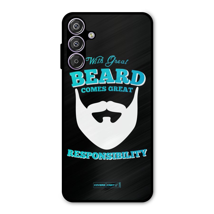 Great Beard Metal Back Case for Galaxy F15