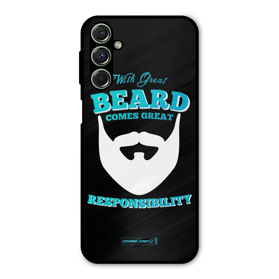 Great Beard Metal Back Case for Galaxy F34